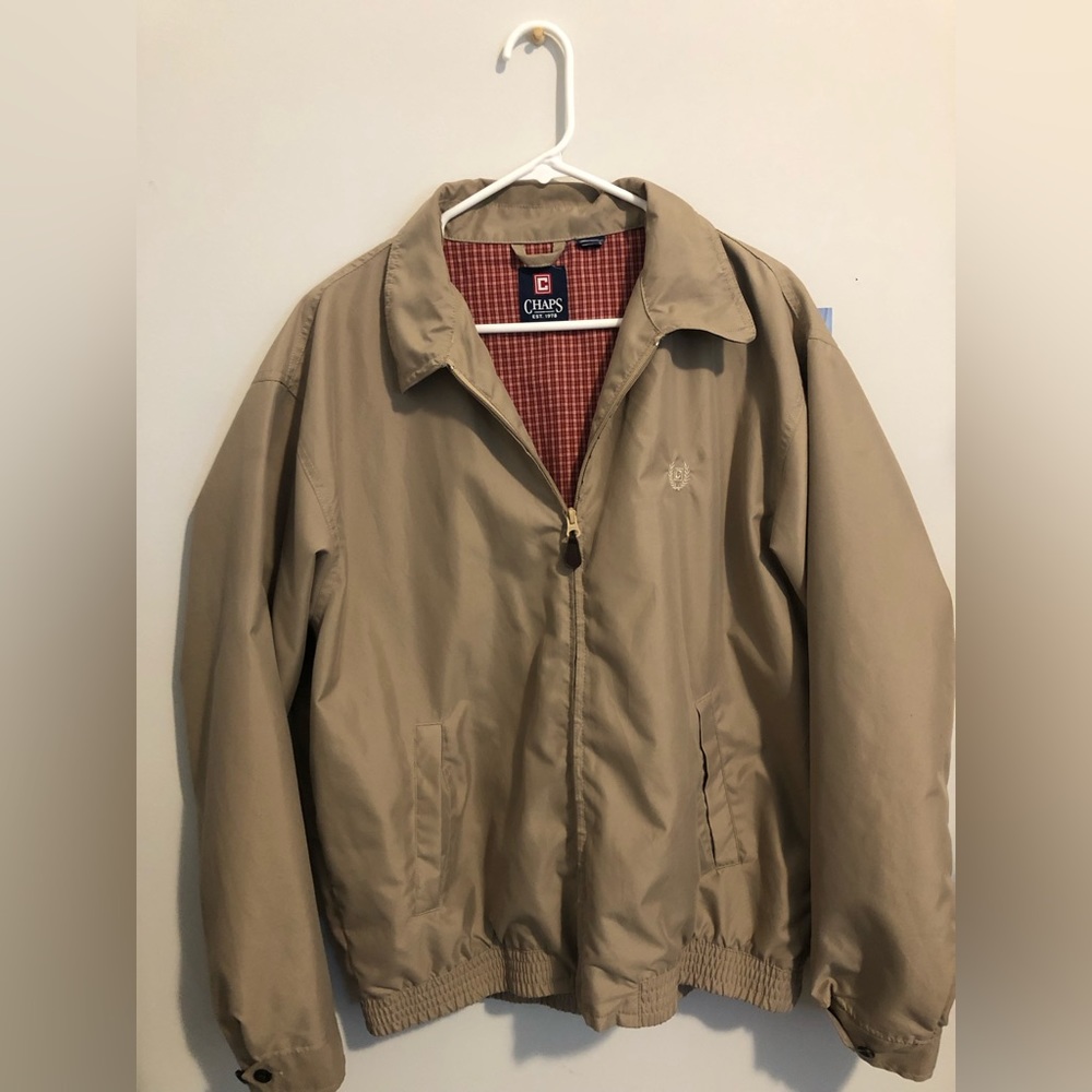 brown vintage worker jacket